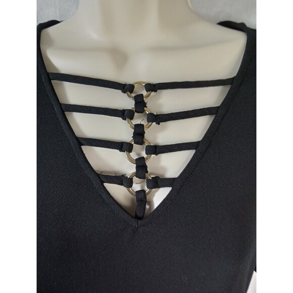 Bold Elements‎ Cut To Curve Black Short Sleeve Womens Medium - Picture 2 of 8